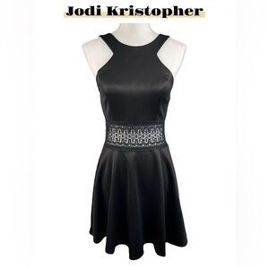 Jodi Kristopher | Black Fit & Flare Dress